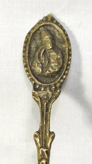 Colador infusiones antiguo metal