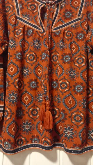 Blusa Springfield Estampada Talla L