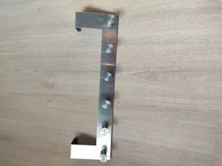 Colgador Puerta Ikea Metal Plateado