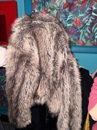 Chaqueta de pelo sintético