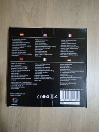 Bascula de baño digital