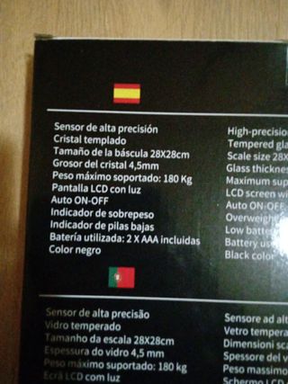 Bascula de baño digital