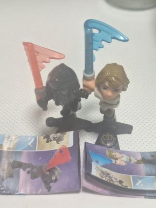 Kinder Star Wars Kylo Ren y Luke Skywalker