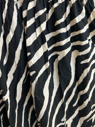 Vestido estampado cebra