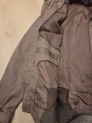 Chaqueta gabardina gris