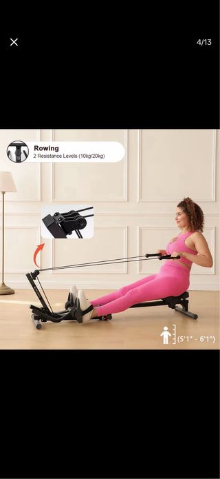 Máquina 3 en 1: Abdominales y Remo fitness Entrena