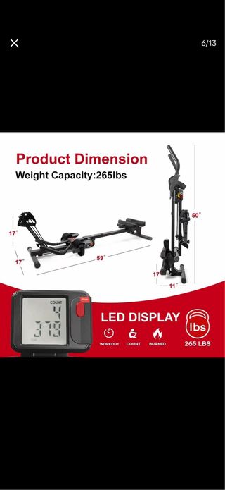 Máquina 3 en 1: Abdominales y Remo fitness Entrena