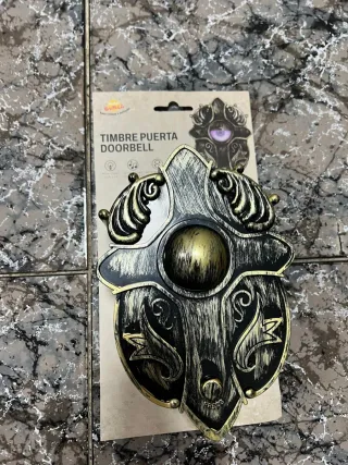Timbre Puerta Halloween Ojo Morado