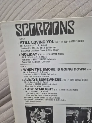 Vinilo Scorpions Mini LP Gold Ballads