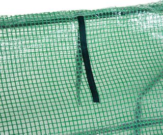 Invernadero de Jardín en PE para Plantas y Flores con Bordes Alargados y Puertas con Bisagra, 270X90X90 Cm, Verde Oscuro