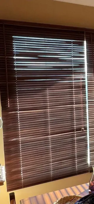 Persianas venecianas Velux de madera