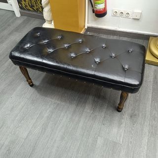 1 Banco tapizado estilo clásico, (tengo 2)