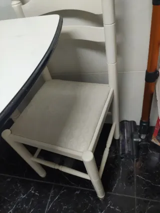 Mesa de cocina extensible con 6 sillas