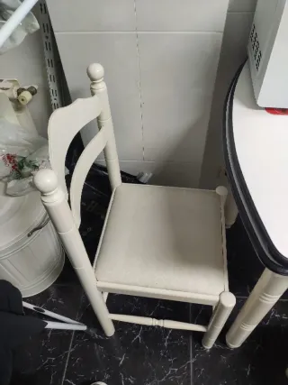 Mesa de cocina extensible con 6 sillas