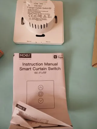 Interruptor Cortina Inteligente Blanco