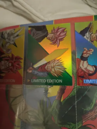 Cromos Dragon Ball Colección Universal limited x3