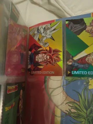 Cromos Dragon Ball Colección Universal limited x3