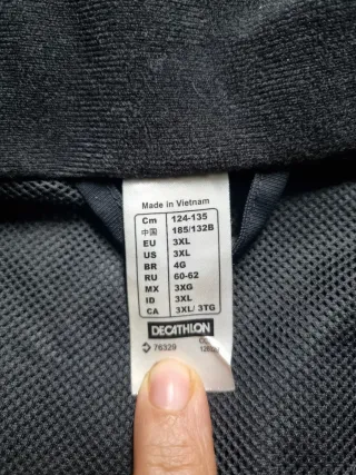 Corta-vento Quechua euro 4x4