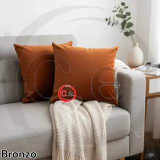 Coppia Cuscini Maxi Imbottitura Beige