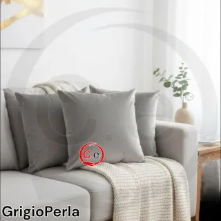 Coppia Cuscini Maxi Imbottitura Beige