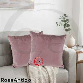 Cuscino arredo in velluto grigio