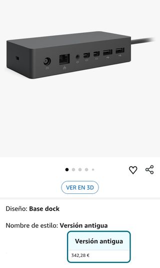 Microsoft - Base dock para Surface
