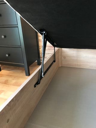 Canapé abatible madera y metal