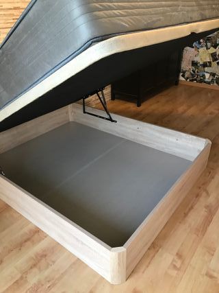 Canapé abatible madera y metal