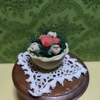 Vaso Fiori miniatura per casa bambole