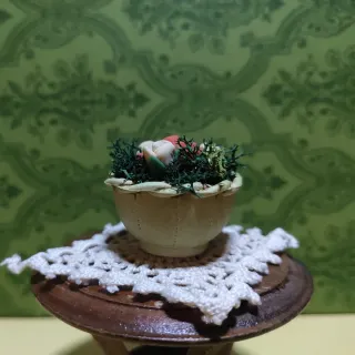 Vaso Fiori miniatura per casa bambole