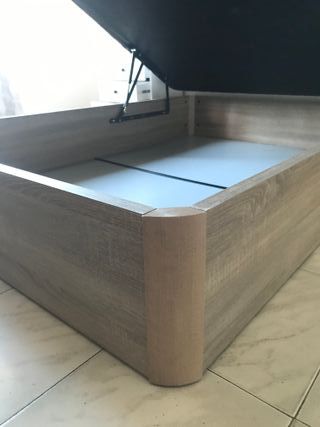 Canapé abatible madera y tela