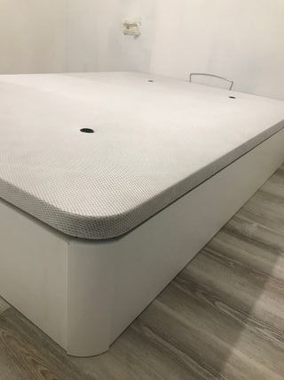 Canapé abatible madera y tela