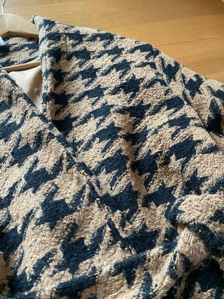 Cappotto lungo donna pied-de-poule