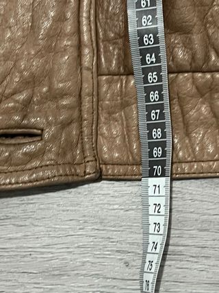 Chaqueta vintage cuero marrón
