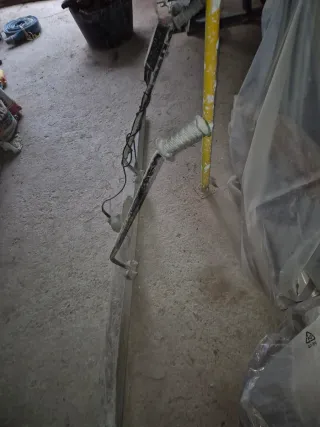 Regla vibratoria para hormigón