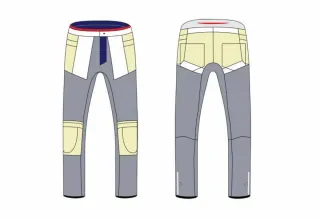 VAQUERO MOTO CON PROTECCIONES HOMOLOGADO