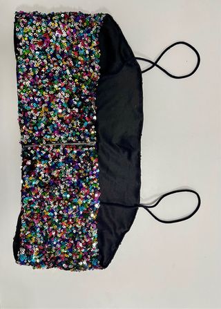 Top lentejuelas multicolor SHEIN Curve – talla 4XL