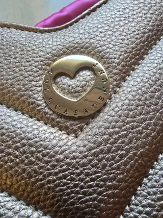 Bolso Lola Casademunt Corazón Dorado