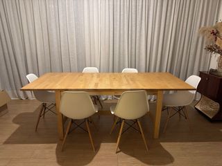 Mesa extensible madera pino IKEA