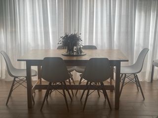 Mesa extensible madera pino IKEA