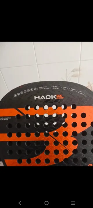 Pala de pádel Bullpadel Hack 03 confort