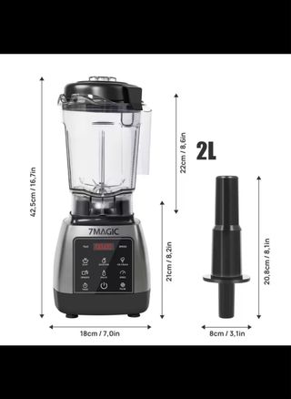 Batidora 2000W 7MAGIC