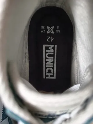 Zapatillas Munich Piel Talla 42 Azul unisex