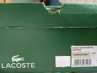 Zapatillas Lacoste Piel Talla 40,5 Unisex