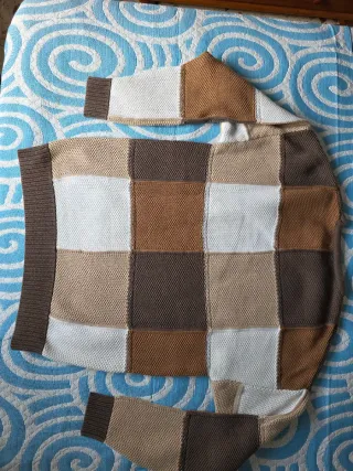 Jersey Zara Cuadros Talla M