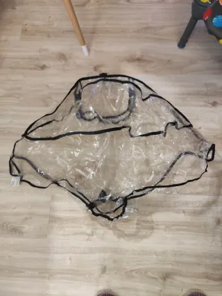 Plástico lluvia para carrito