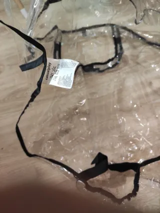 Plástico lluvia para carrito