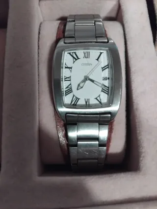 Reloj Citizen Mujer Esfera Blanca Acero