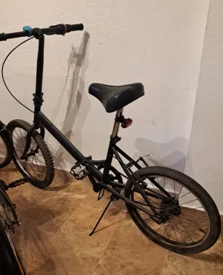 Bicicleta Plegable Negra