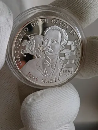 Moneda de plata cuba 1 onza rarisima